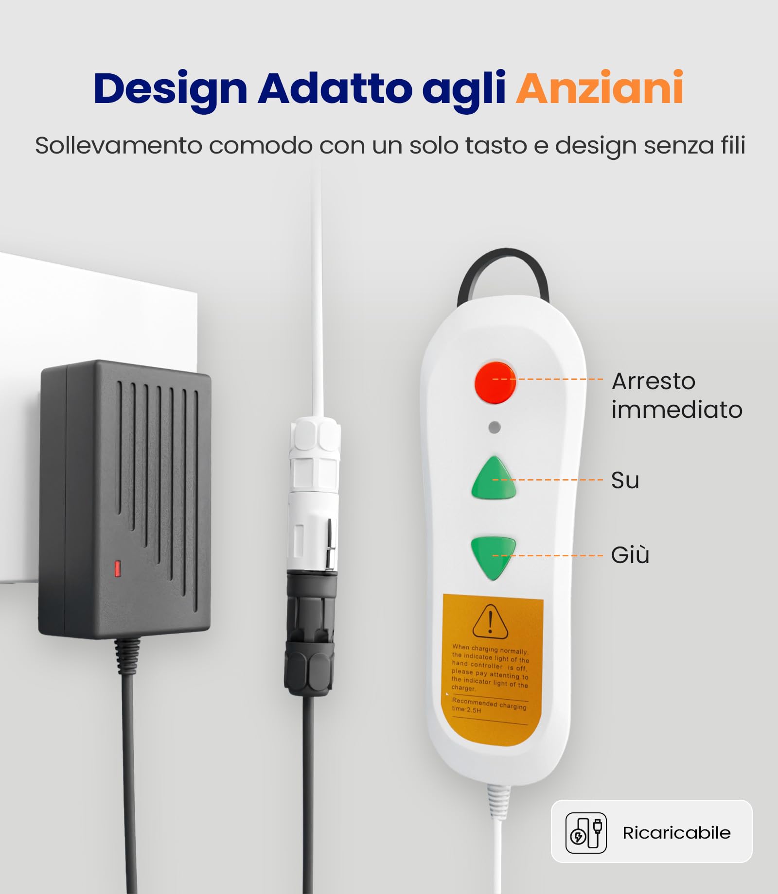 VOCIC AX07 Sollevatore da Vasca Elettrico, Sollevabagno per Anziani, Sedia da Bagno con Motore Impermeabile, Telecomando Ricaricabile e Ventose, Aiuto per Entrare nella Vasca, Supporto Fino a 136 kg