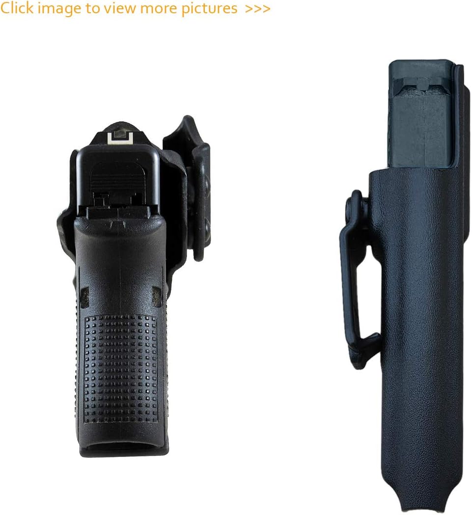 POLE.CRAFT IWB Kydex Holster Fits: Glock 26 (Gen 1-5) / Glock 27 Glock 33 (Gen 3-4) Pistol - Inside Waistband Carry - Adj. Cant Retention - Cover Mag-Button - No Wear - No Jitter