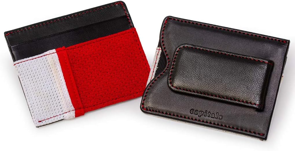 Tokens & Icons National Hockey League Game Used Uniform Leather Money Clip Wallet