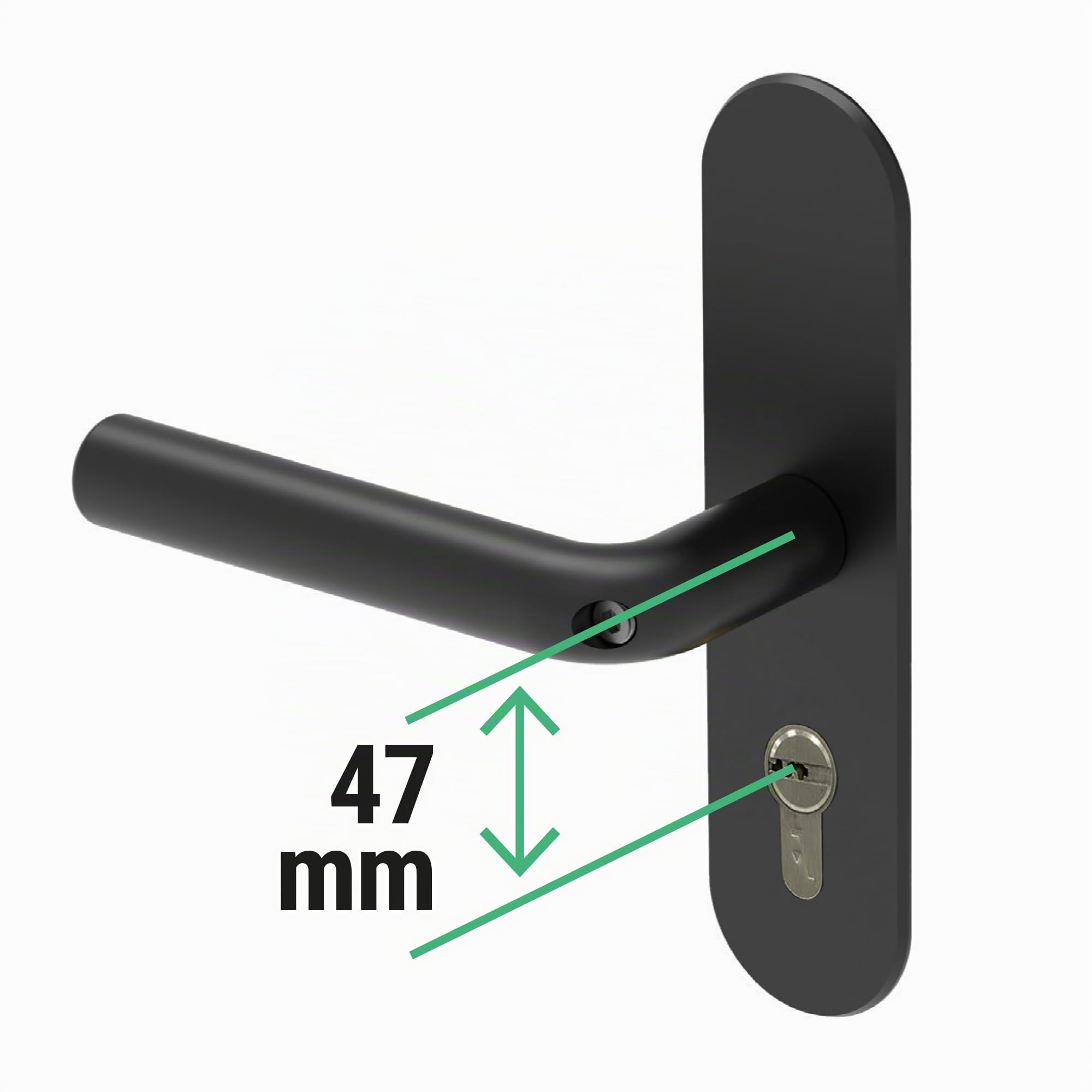 ARREGUI Duplex MMT4714-E Sistema de Cierre para Puertas de Trasteros | Solución de Seguridad con Cerrojo Integrado y Cilindro con 5 Llaves | para Puertas de 47 mm