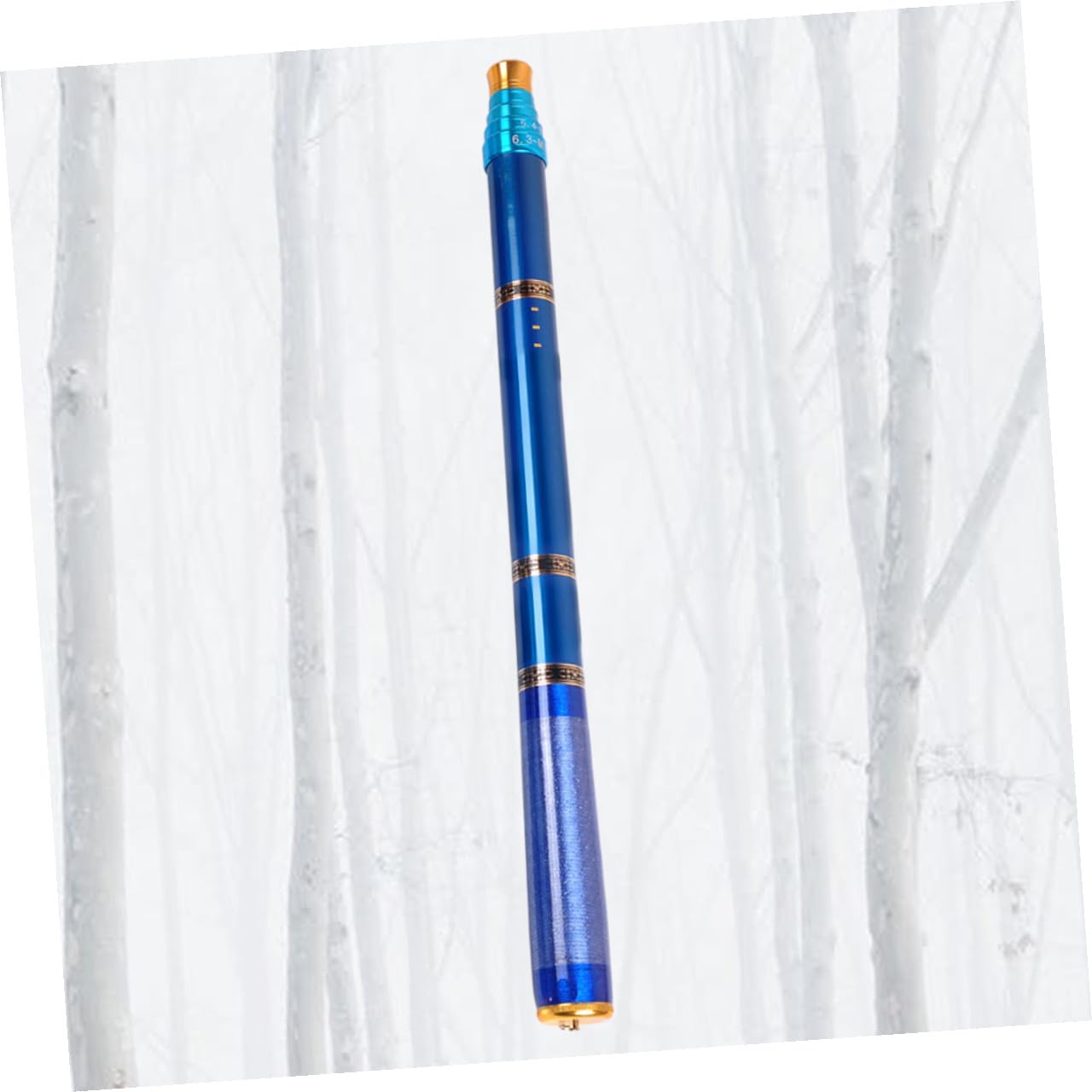 Canna da Pesca Compatta Ultra Corta in Fibra di Carbonio Blu | Uso per Laghi e Torrenti, Presa Confortevole, Struttura Leggera, Pulizia Semplice