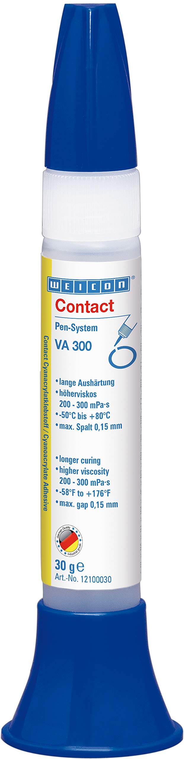 WEICON Contact VA 300 Colle cyanoacrylate 30 g incolore | Superglue pour plastique
