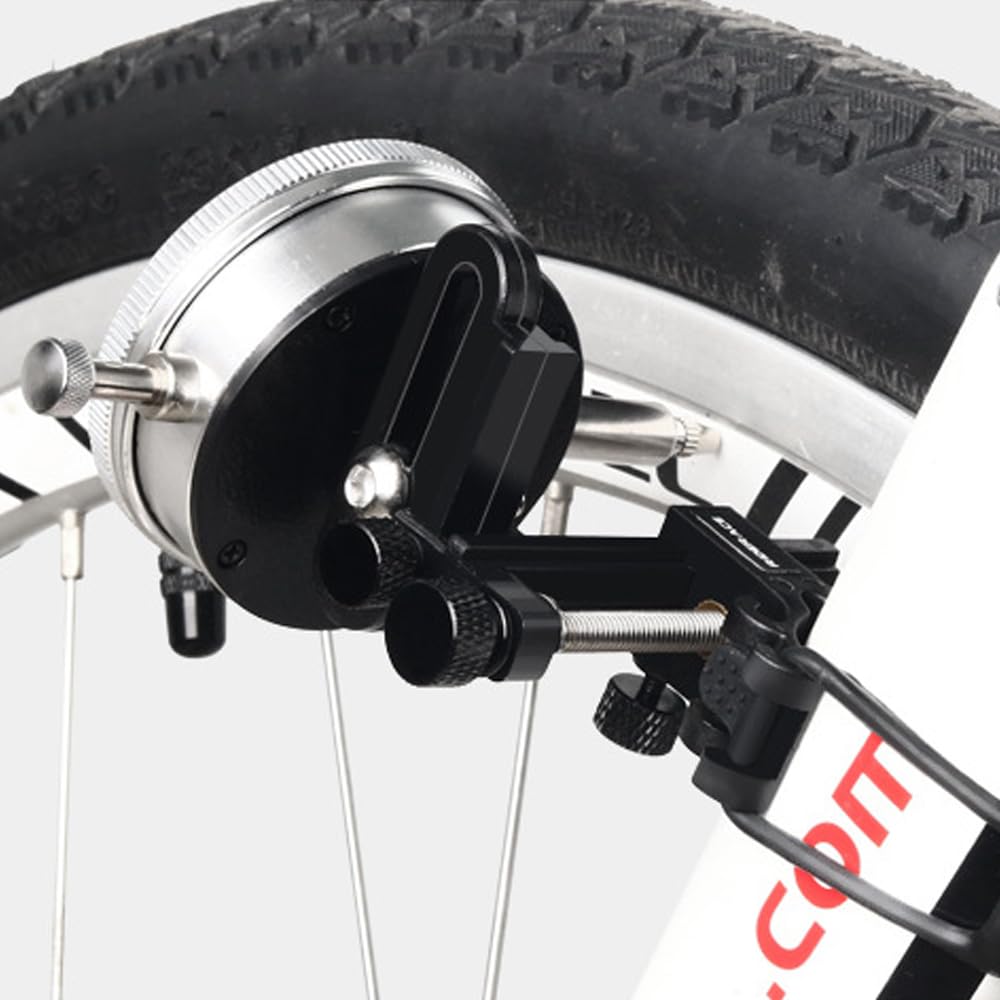 Namvo Medidor de tensión de radios, Herramienta de Ajuste de llanta de Bicicleta con Pantalla de Porcentaje, Herramienta de radios de Bicicleta para Bicicletas de montaña y de Carretera