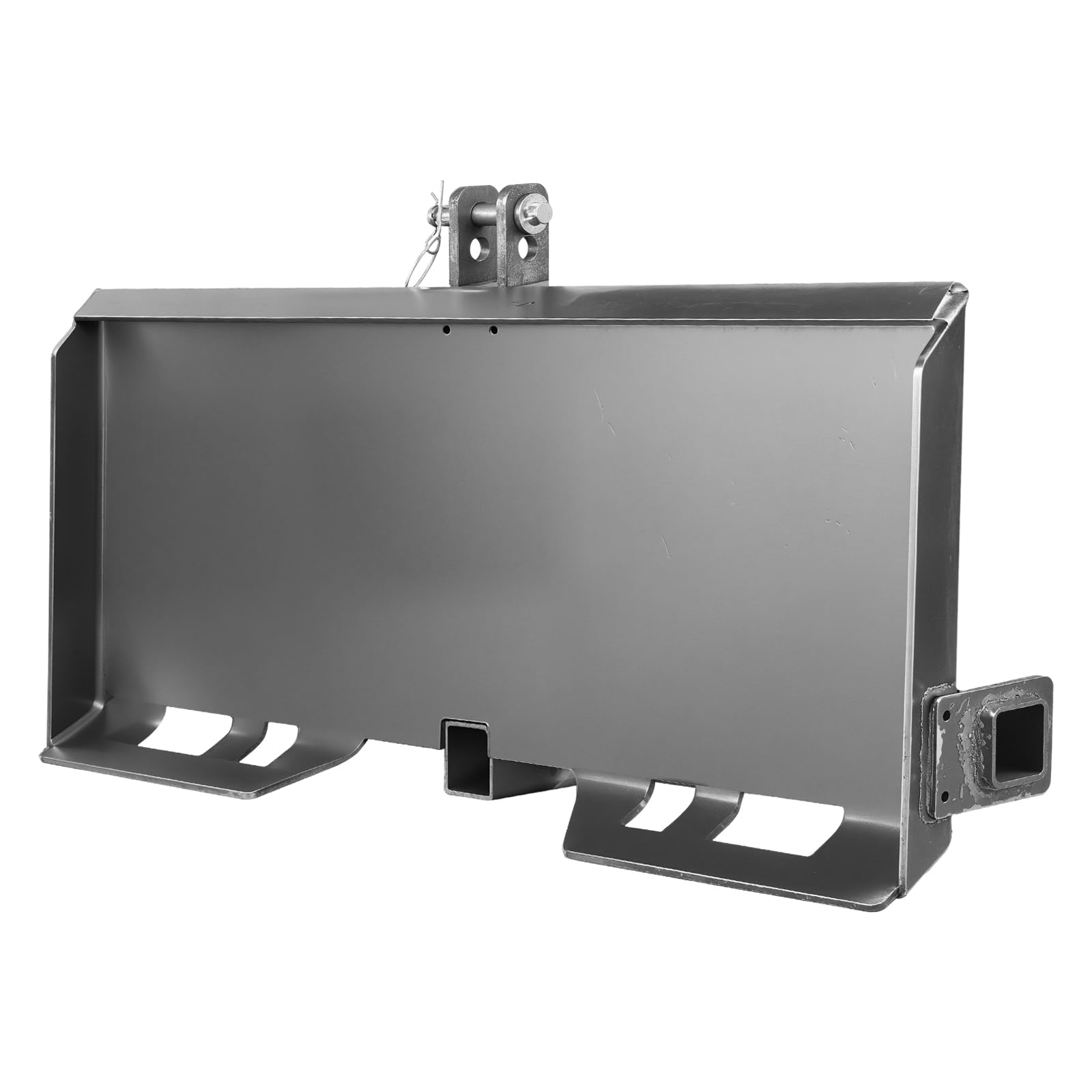 VEVOR Placa Universal de 3 Puntos para Minicargador, 1200 x 530 x 255mm, Placa de Fijación Cargador Adaptador de Acero con Placa de Montaje para Minicargador, Compatible con Minicargador y Tractor