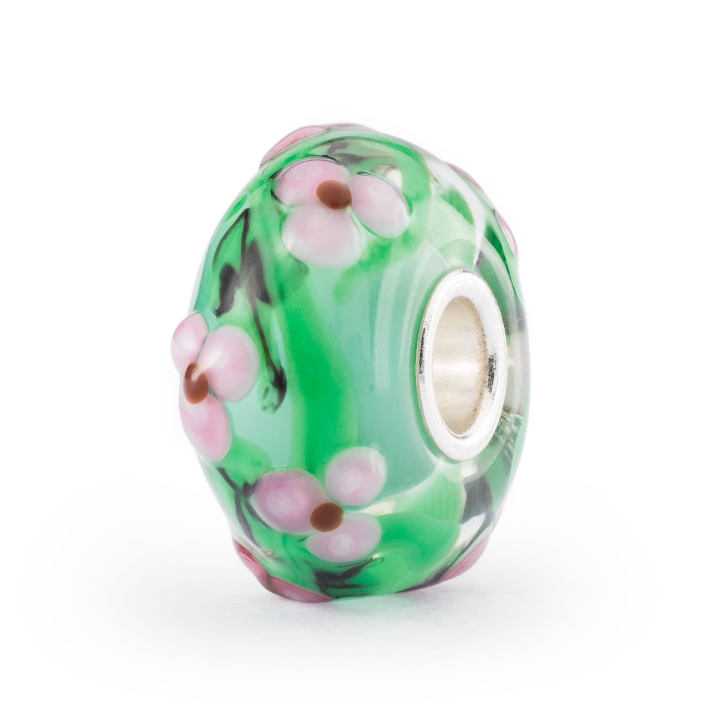 Trollbeads Perle en verre Motif jardin de roses enchantées TGLBE-20367, small, Verre, 0