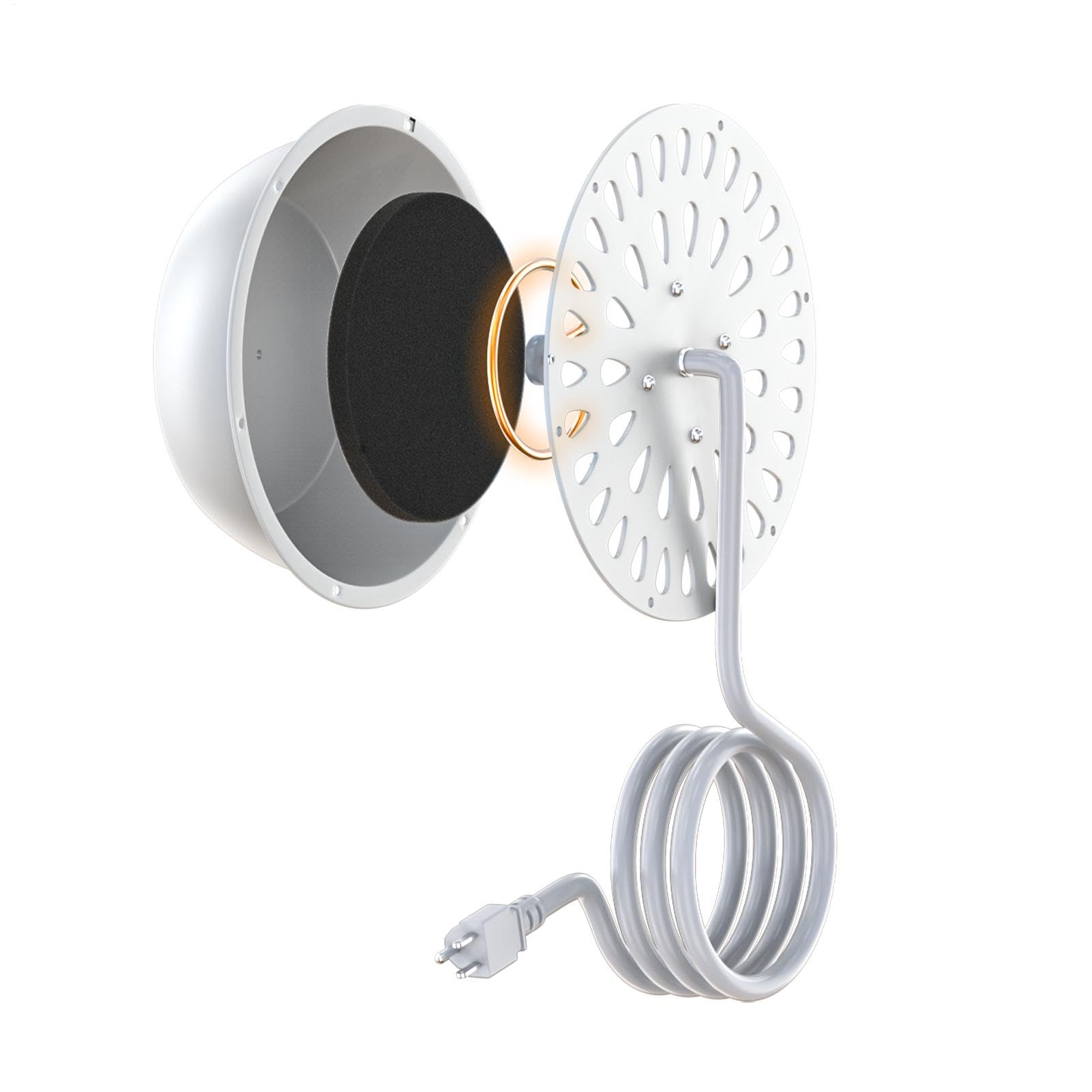 Sbrinatore per laghetti – Riscaldatore per laghetti per pesci Koi per l'inverno, riscaldatore per laghetti da, termostaticamente controllato, spegnimento automatico, 400 W, riscaldatore