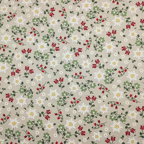 Panini Tessuti, Tissu Panama Étoiles Alpine - Vendu au demi-mètre; 1 unité = 50 cm; 2 unités = 100 cm - Ameublement, Chaises, Canapés, Fait maison