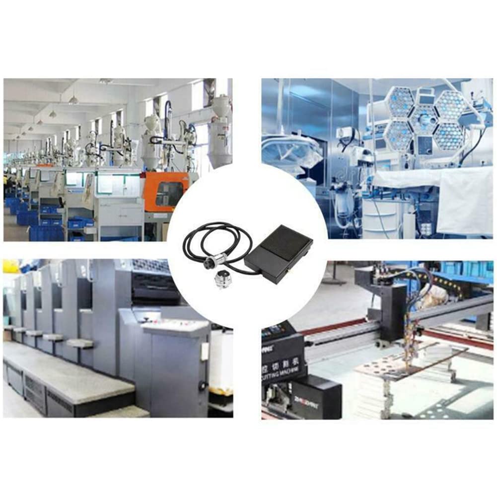 Pédale De Soudure TIG/Points En Métal - Interrupteur à Pied 2/3 Broches - Pour Machines à Souder - Anti-dérapante