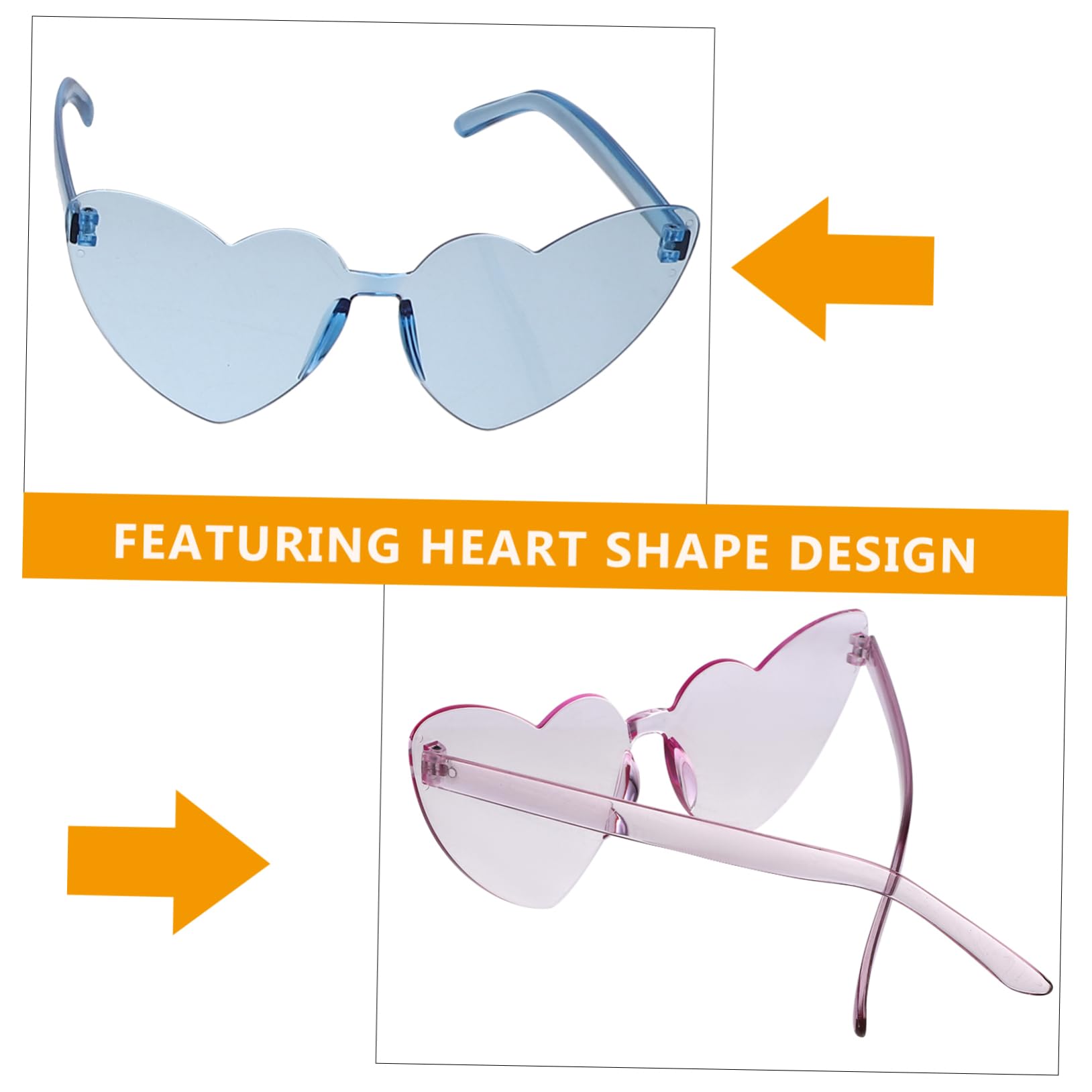 Occhiali Sole Rimless Occhiali Trasparenti Per Fotografie Accessori Unisex Per Matrimonio E Compleanni