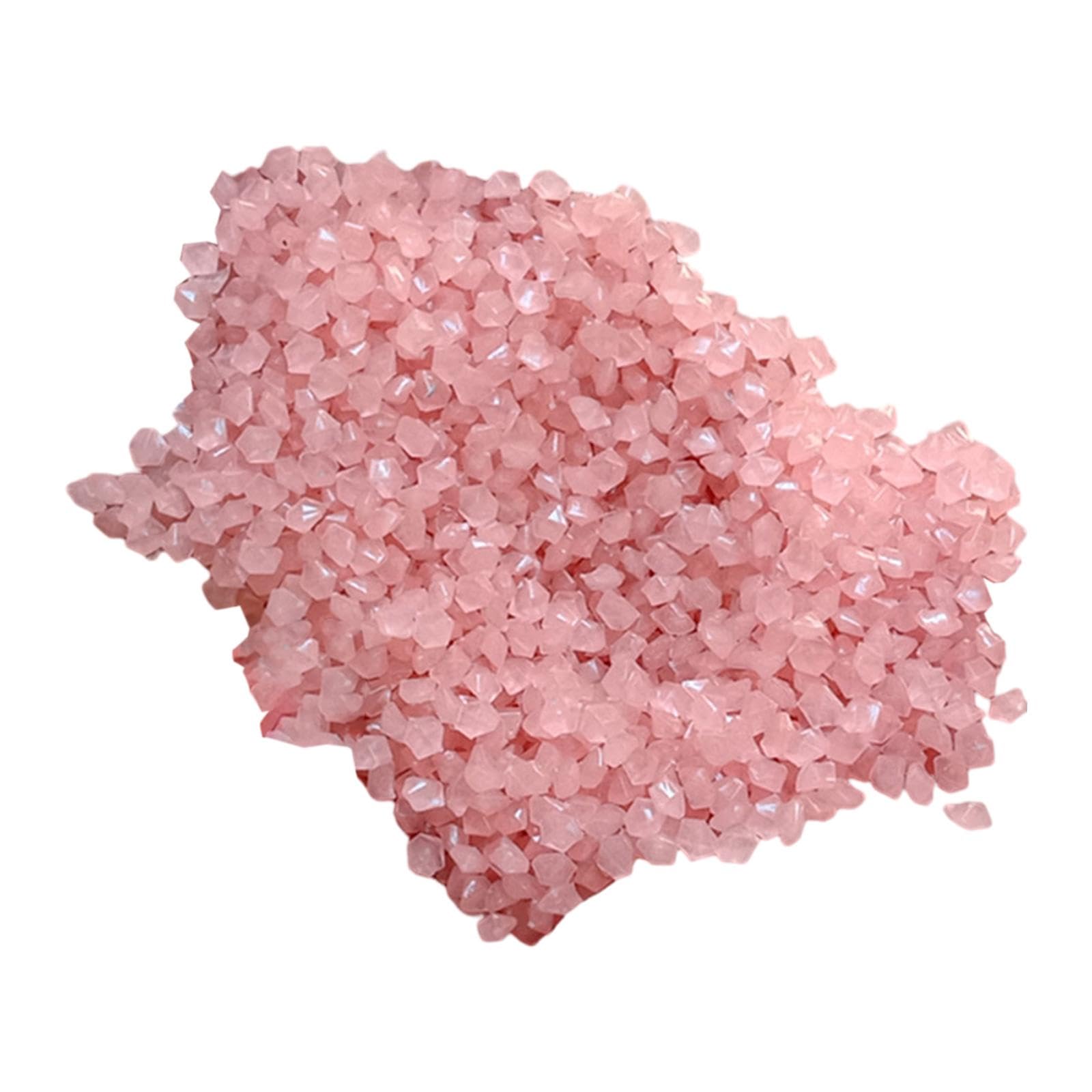 3-5Mm Resin Glow in A Dark Pebbles Rocks Sand Accessory for Potted Plant Decor Light Red 50G-image-43