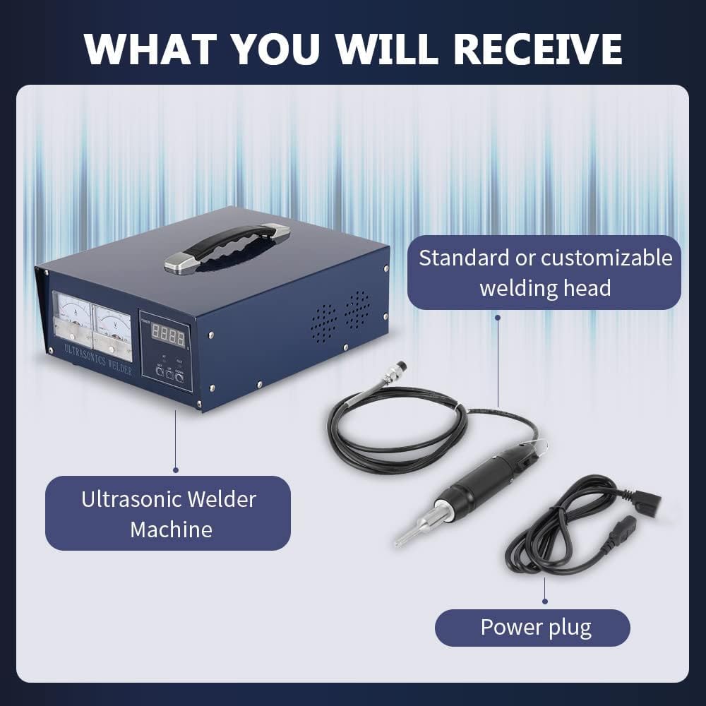 BAOSHISHAN Saldatrice a punti ultrasonica per plastica 500 W