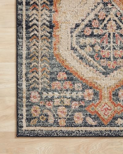 Tapete decorativo Jocelyn Loloi 7'10" x 10' Navy/Multi miniatura 6
