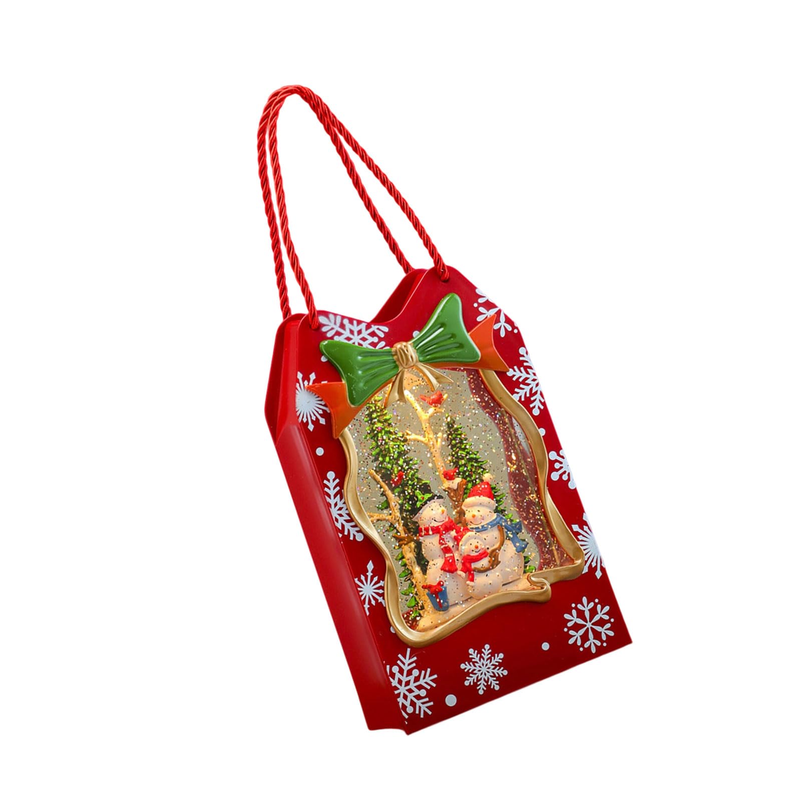 Buxuaaaa Christmas Snow Ball Music Box with Water Activated Snowfalls and Festival Melodies for Homes Holiday Decors Christmas Snow Ball Music Box