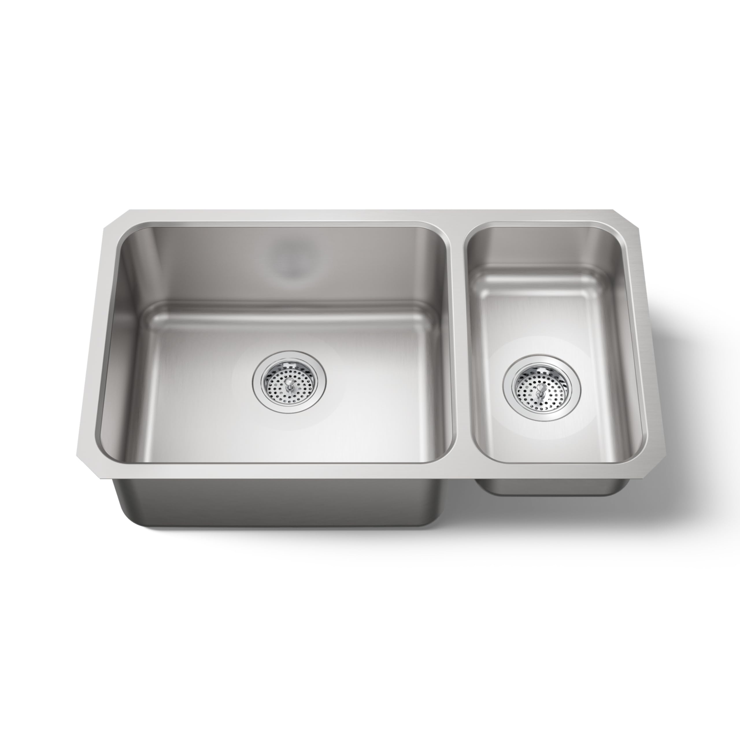 KOHLER Undertone Hi/Low Ss Sink Rh - Double Bowl Sinks - Amazon.com