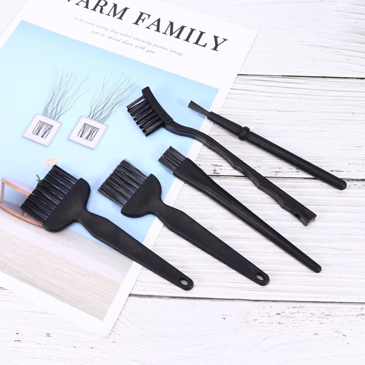 5pcs Computer Cleaning Brush Anti Static for PCB Repair Work
