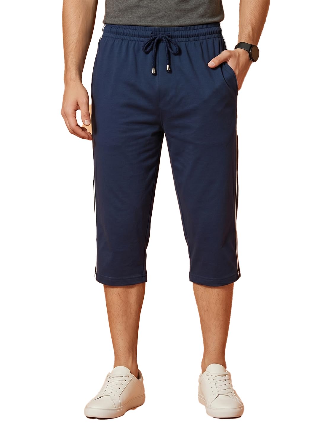 unimax Men's Classic Casual Capri PantsINDUM2040-picture-47