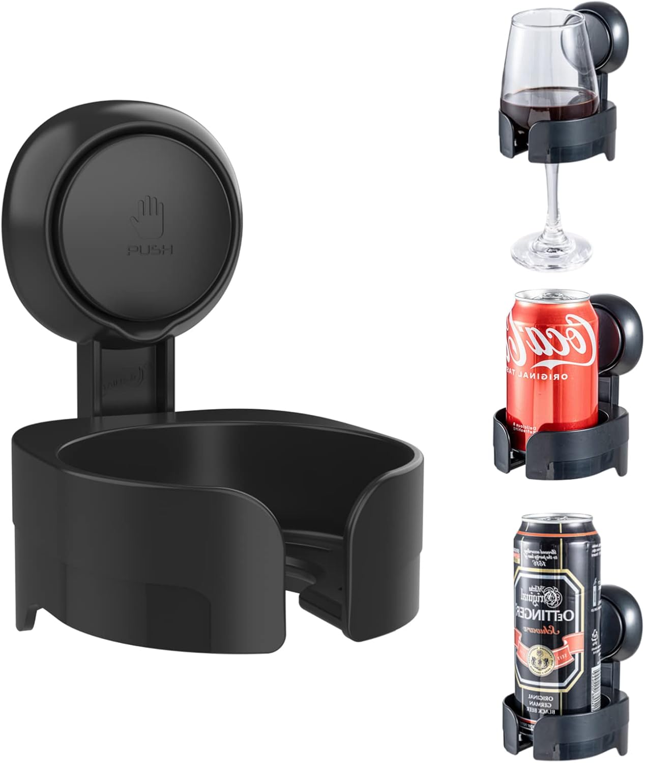 TAILI Wine Glass Holder for Shower, Suction Cup Bathtub