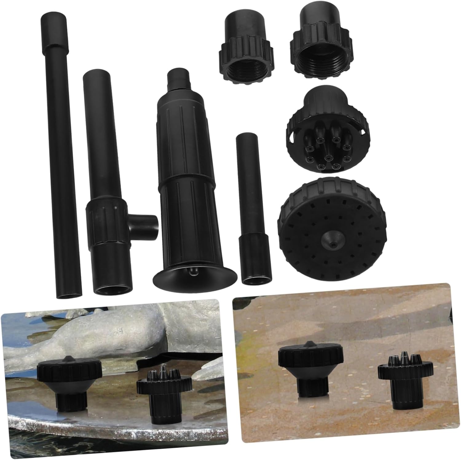 BESPORTBLE 5sets Water Fountain Nozzle for Outdoor and Gardens Effortlessly Create Stunning Water Displays This Easy Install Sprinkler Replacement