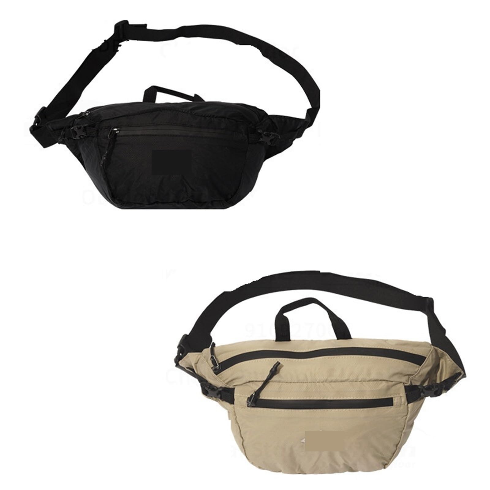 RiñOnera Running Bolsa Bandolera de Viaje al Aire Libre, Mini Bolso portátil de Bolsillo, Billetera Informal for Deportes, Correr, riñonera Impermeable Ultraligera(Khaki)