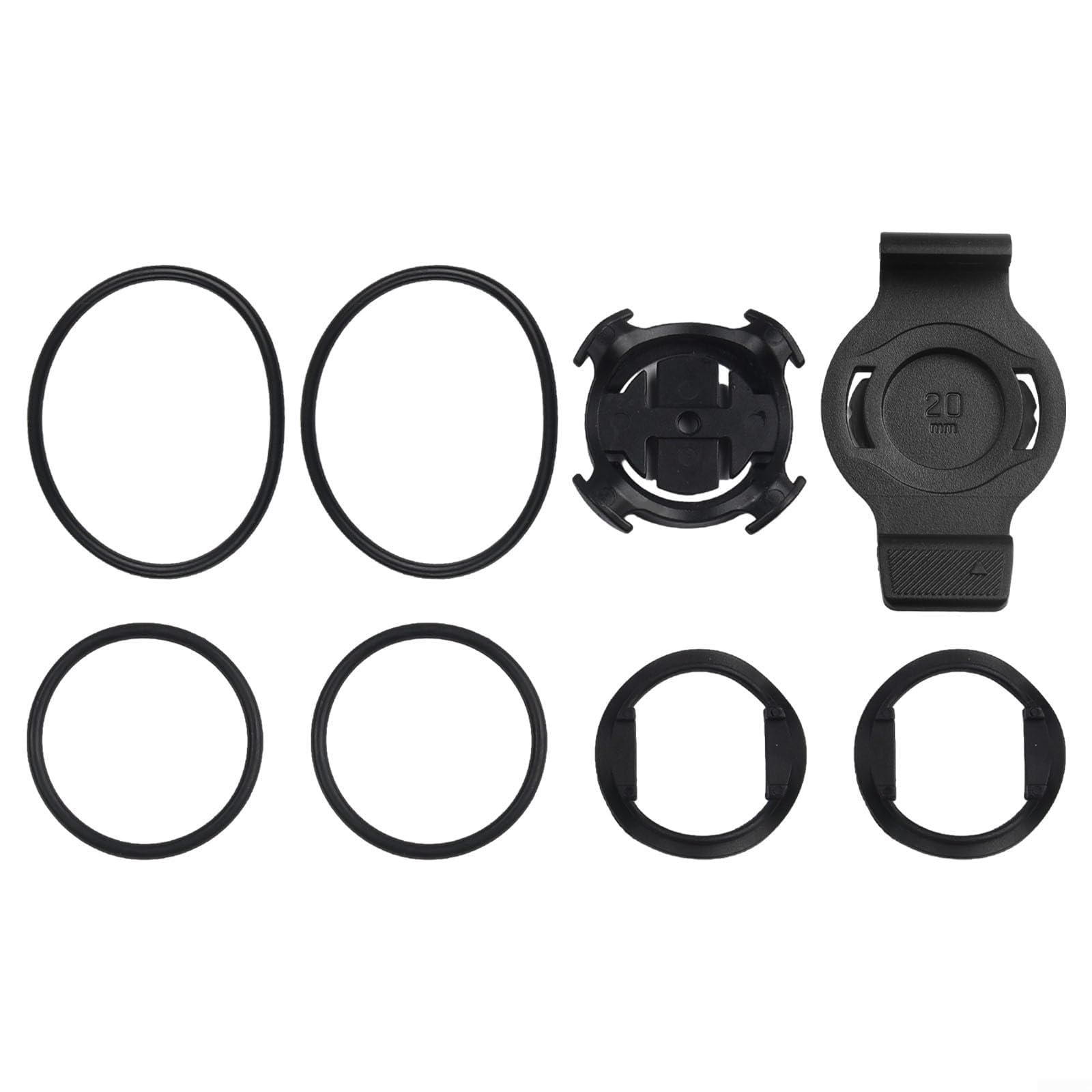 For Garmin Bike Watch Mount for 20mm 22mm 26mm Handlebars Fits 3 5X 5X Plus 6X 6S 6 Pro 7X 7S 7 Pro 8 Pro GT4 D2 (20mm)