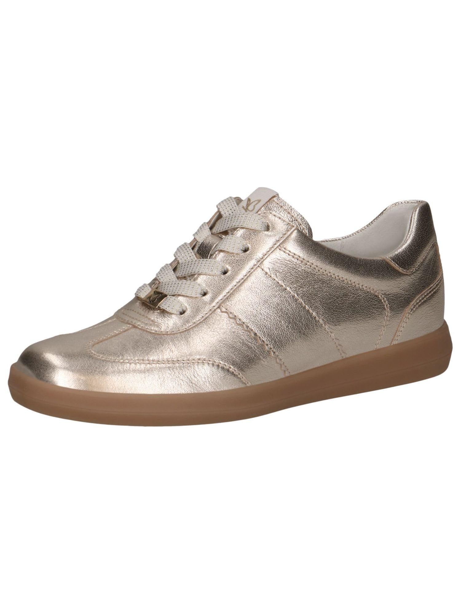 Caprice Damen Sneaker flach aus Leder Freizeit