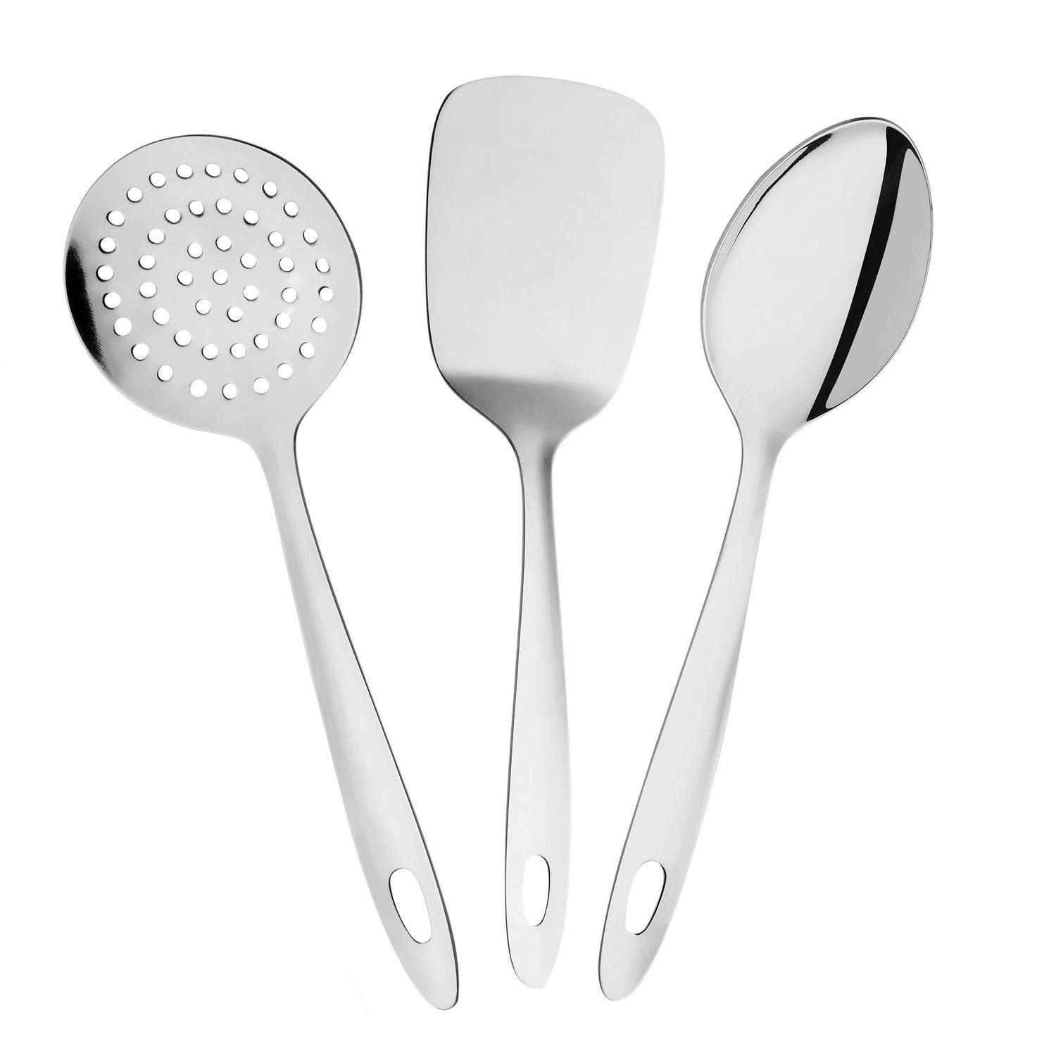 Amazon Brand - Solimo Stainless Steel Kitchen Tools Set (3 Pieces)