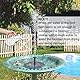 Solar Springbrunnen 1.5W solarbrunnen für draussen solar teichpumpe für außen solarpumpe mit 6 Fontänenstile für Garten solar springbrunnen für außen Solar Schwimmender Fontäne für Vogeltränke