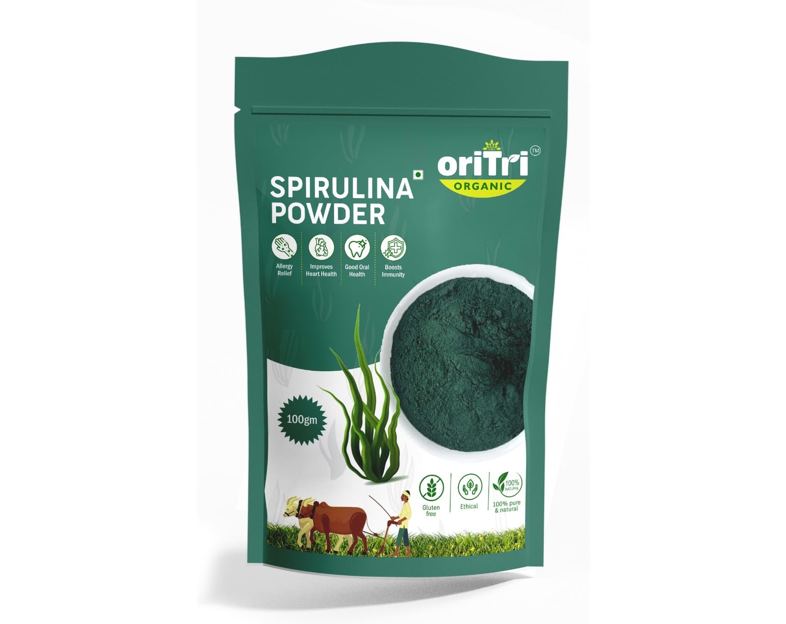 See full amazon price history chart for Oritri Organic 100% Natural Spirulina Powder For Men & Women | Natural Superfood | Rich in Protein, Vitamins & Minerals | Boost Energy & Immunity Plant Based Protein Superfood(100g) Oritri Organic 100% Natural Spirulina Powder For Men & Women | Natural Superfood | Rich in Protein, Vitamins & Minerals | Boost Energy & Immunity Plant Based Protein Superfood(100g) (B0CP4D13YT) Amazon Price History, Amazon Price Tracker