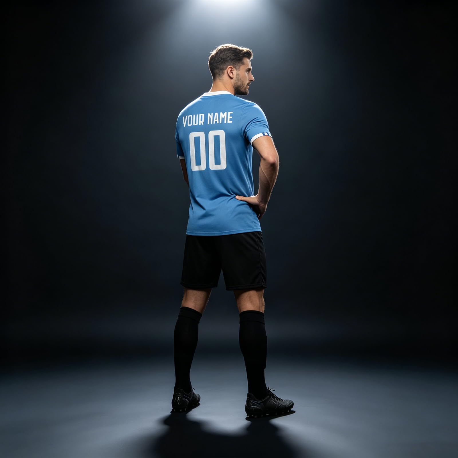 Genérico Camiseta Futbol Personalizada para Los Aficionados Al Mundial De 2026, Camisetas De Futbol con Nombre Y Número Personalizables, Camiseta Futbol para Adultos Y Niños