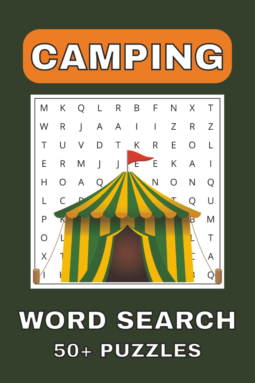 Camping Word Search Puzzle Book: Word Searches with Easy-to-Read Print about Camping, Hiking, The Great Outdoors, Campfires, Campsites, Hunting and ... Gift for Vacations, Holidays, and Free Time