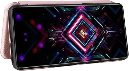 Miniatura 3 de Funda compatible con Xiaomi Redmi K40 Gaming de fibra de carbono con tapa de protección completa, funda de fibra de carbono PU + TPU híbrida a