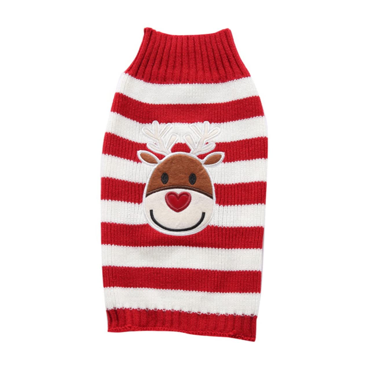Angoily 3 Pezzi Maglione per Cani di Natale Chic Stampa Maglione per Animali Domestici Cappotto Caldo per Cani