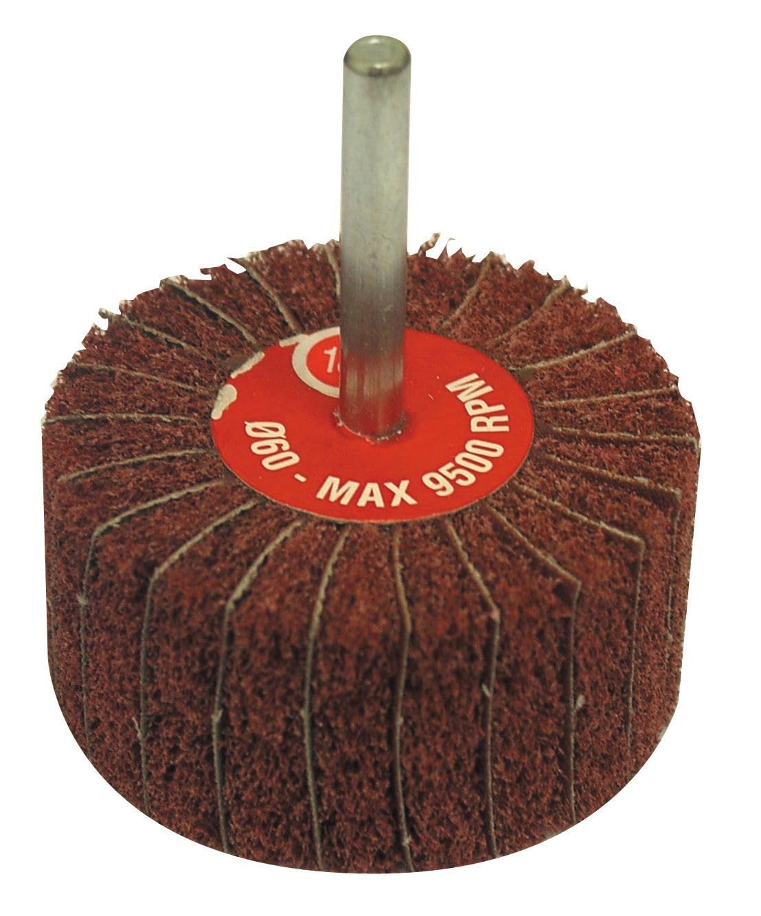 CALFLEX RVM6030/6.180 - Ruedas mixtas con vástago RVM (diameter Ext. 60 mm; Espesor 30 mm; Vástago 6 mm; Grano 180)
