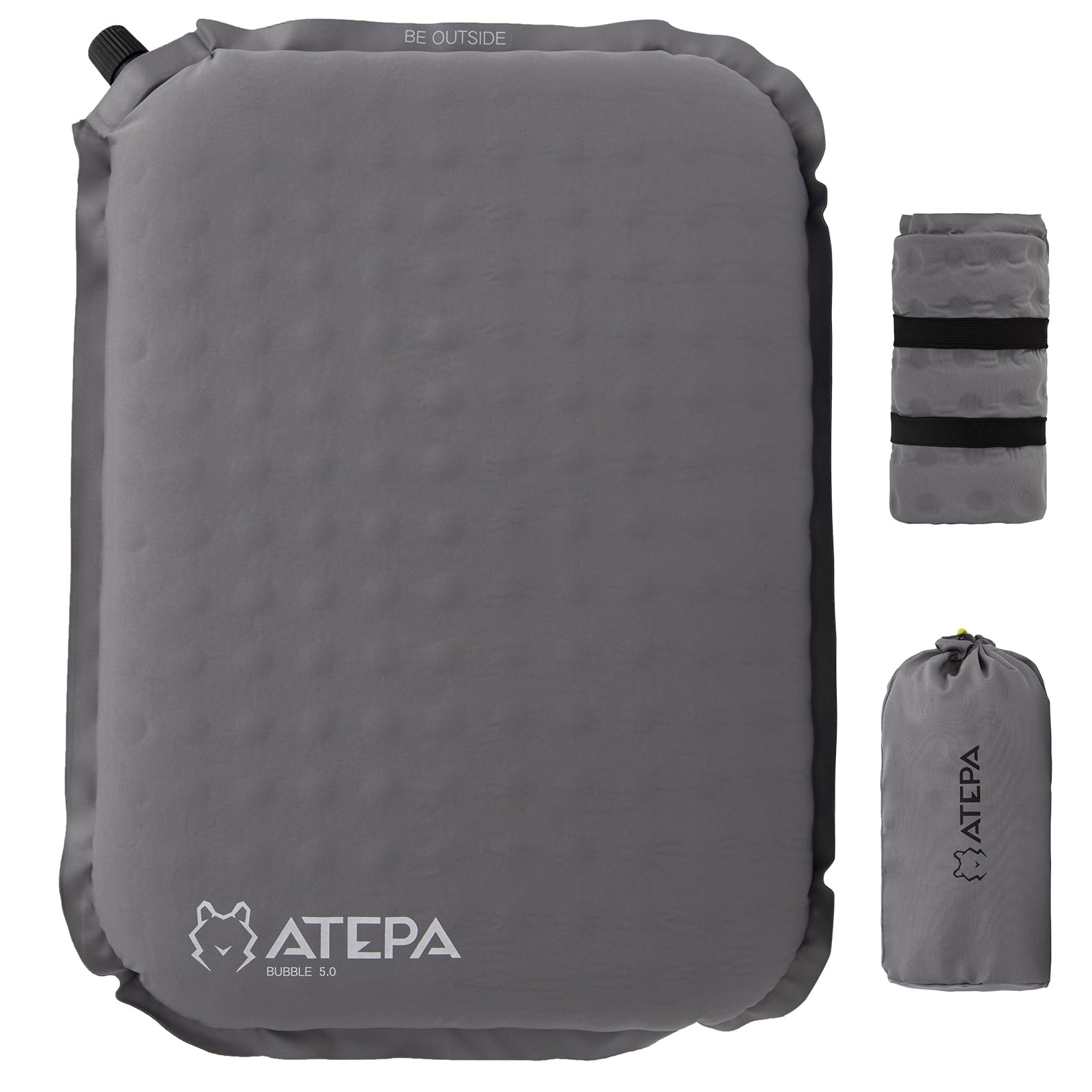 Coussin de siège gonflable contre le mal de dos en voyage ATEPA
