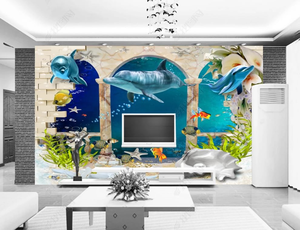 Papier peint intissé underwater world poster géant mural pour relooker un grand mur