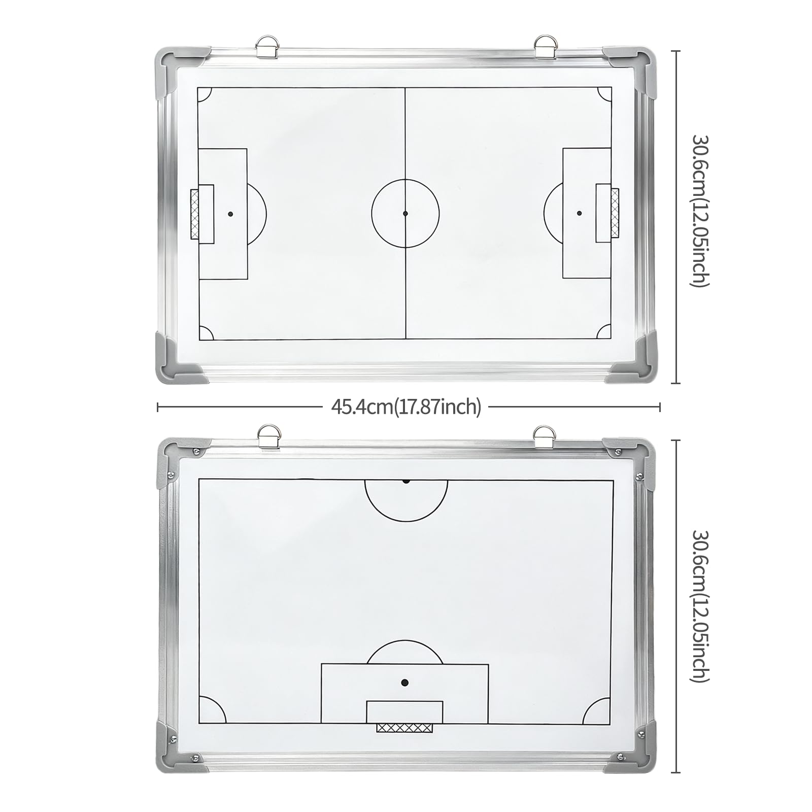 Lavagna Tattica Calcio, Lavagnetta Magnetica, Cartellina Allenatore con Penna Magneti e Accessori, Football Coaching Board, per Insegnare e Formazione, Tattiche e Strategie
