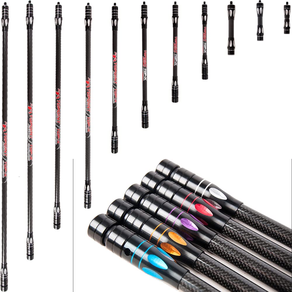 Extension De Stabilisateur Python Archery – Noir – Pour Arc Recourbé Et Composé – Neuf