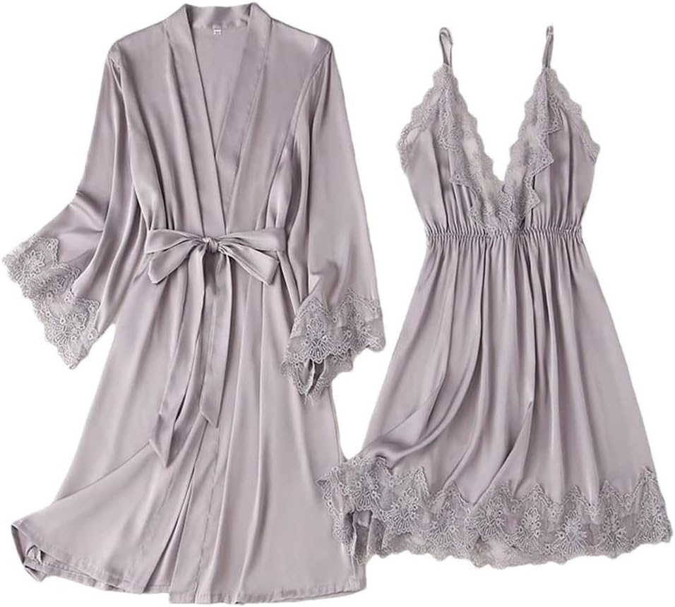 Haitpant Lace Sexy Wedding Lady Robe Suit Loose Satin Bride Bridesmaid Kimono Bathrobe Gown Mini Sleepwear Intimate Lingerie