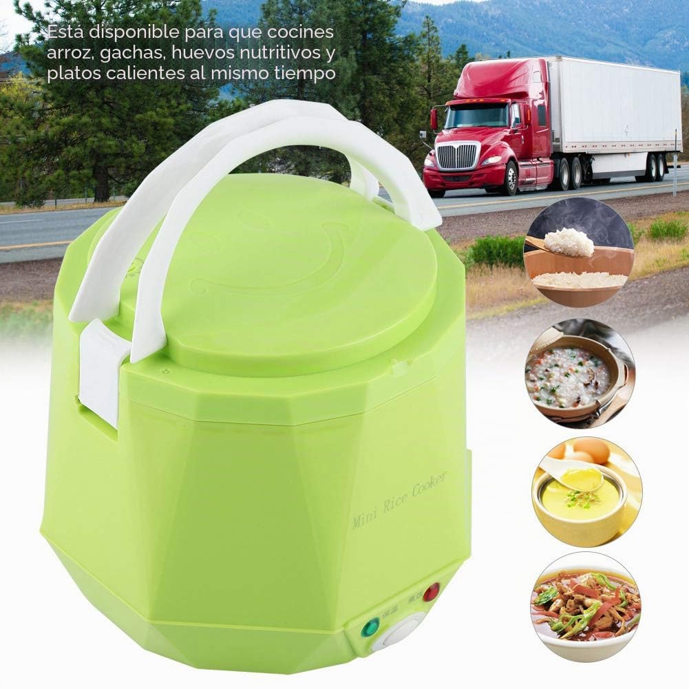 BigKing Arrocera Eléctrica Portátil Multifunción de 24 V, 140 W, 1,6 L para Camiones (Verde)