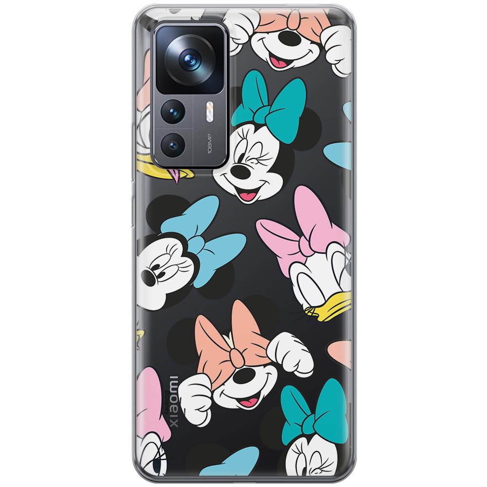 ERT GROUP mobile phone case for Xiaomi 12T/ 12T pro/ K50 Ultra original and officially Licensed Disney pattern Disney Friends 018 adapted to the shape of the mobile phone, partially transparent