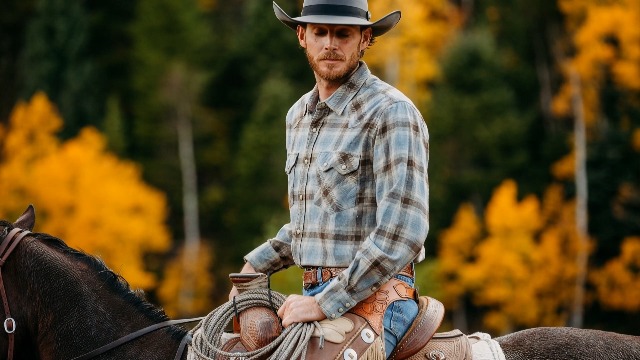 Amazon.com: Dubinik® 6 oz Flannel Shirt for Men Western Long