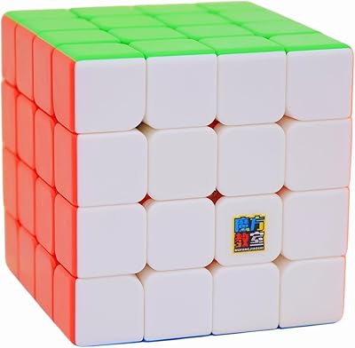 Bukefuno MoYu RS4M 2020 Magnetic 4x4 Cube Speed Cubes RS4 Magic Magnetic Cubing Stickerless RS4M Classroom Puzzle 4x4x4 Cube