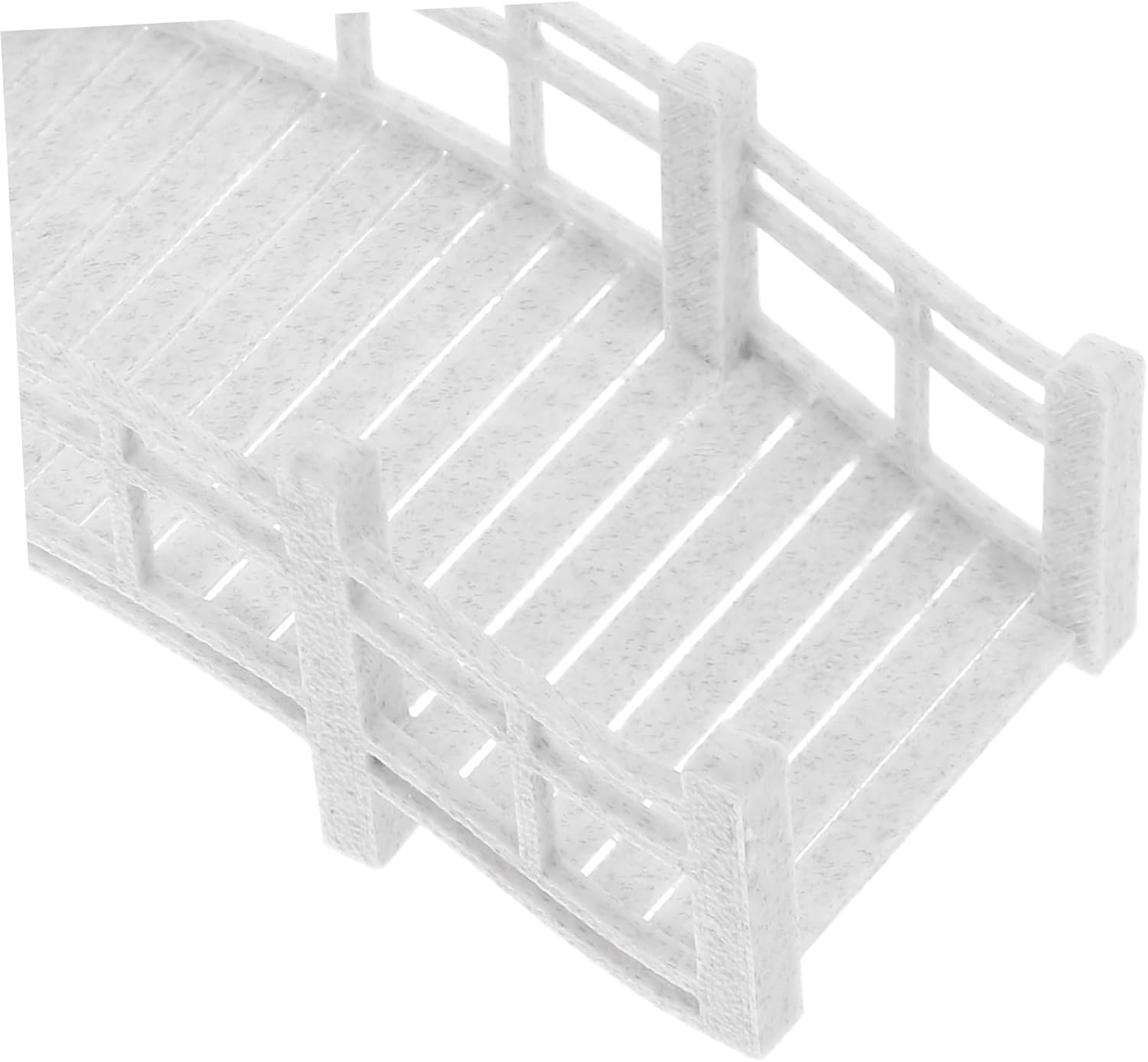 Miniature Arch Bridge Figurine, Pla Vintage Garden Ornament