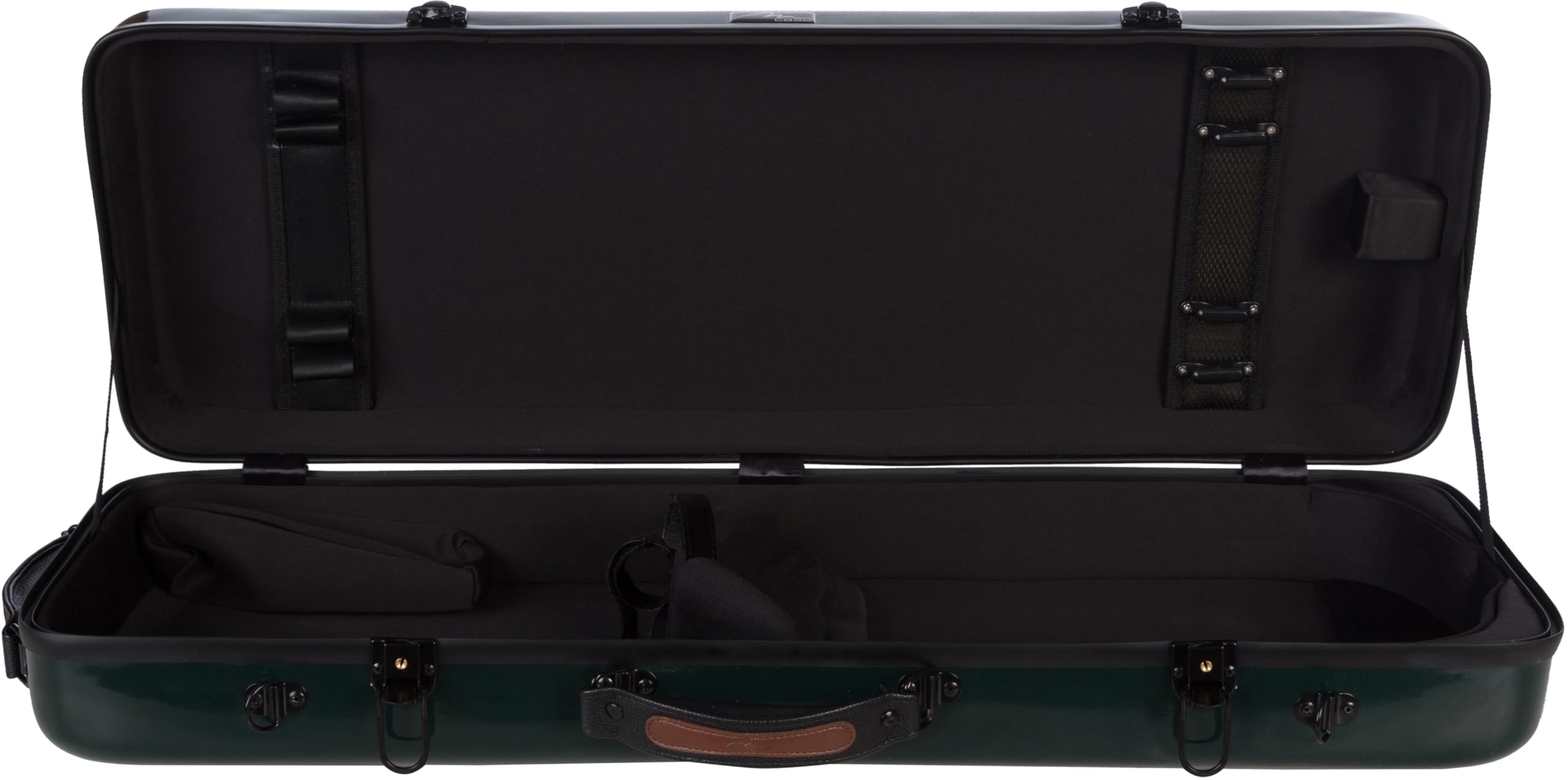 Custodia per Viola Fiberglass 38-43 Oblong verde M-case + borsa musicale