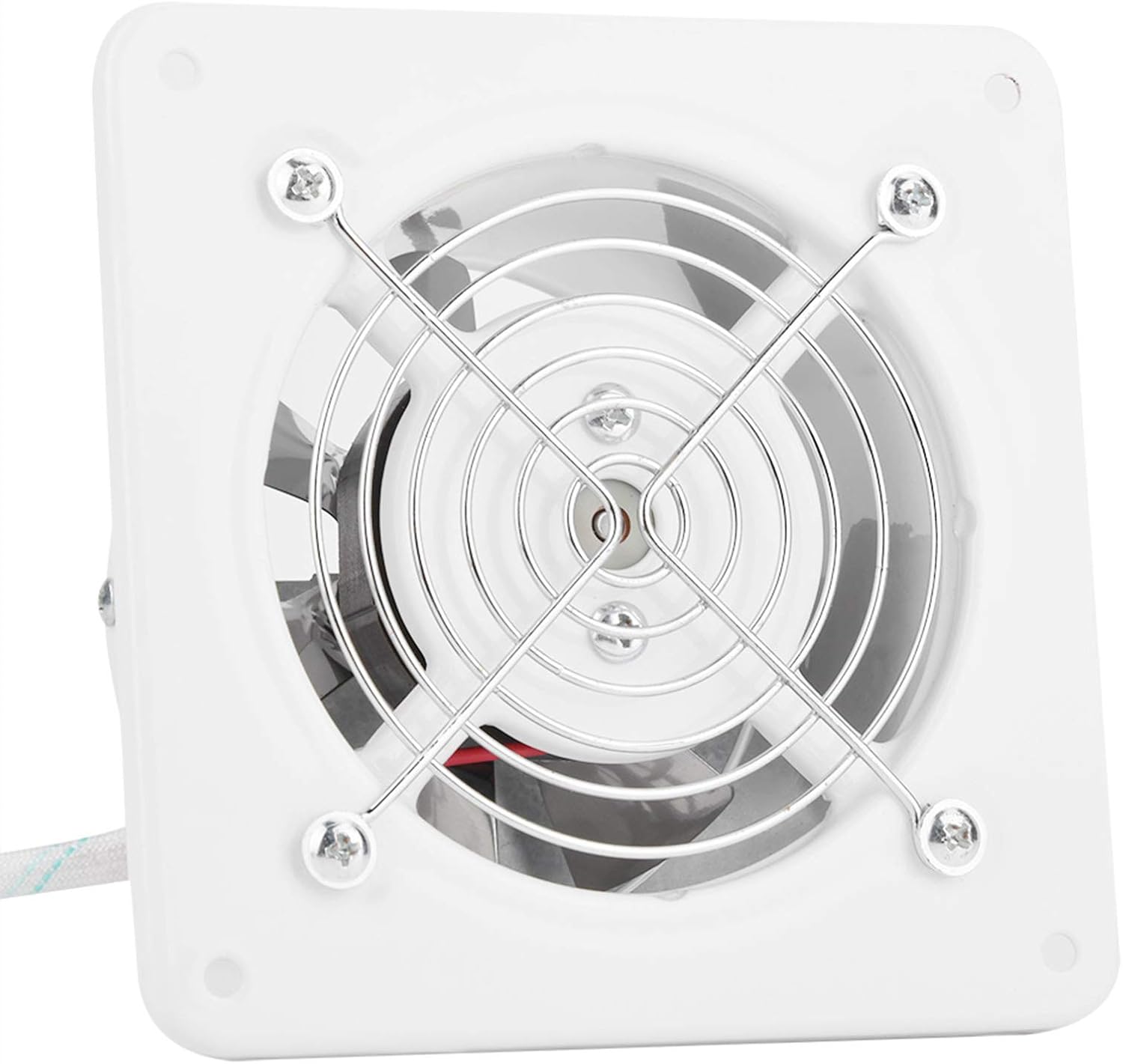 Tyenaza 4-Inch 25W Silent Exhaust Fan, Kitchen and Bathroom Exhaust Fan, Window Type Ventilation Fan, Low Noise Air Vent Ventilation