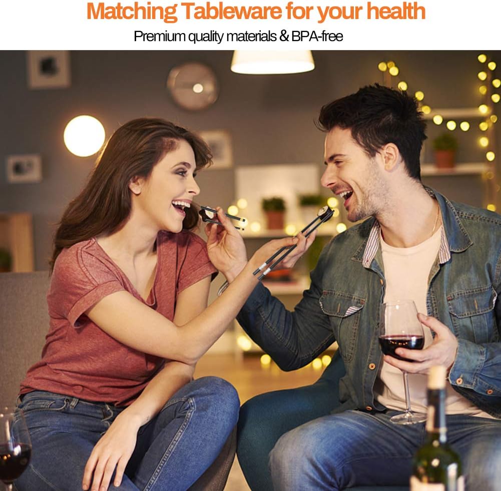 Bіg Sаlе Laelr 20 Pairs Fiberglass Alloy Chopsticks, Classic Style Reusable Chopsticks Set Chinese Japanese Korea Chop Sticks Dishwasher Safe, Non-Slip, 10 1/2 inches Gold and Silver 50% оƒƒ Dіѕсоunt Laelr 20 Pairs Fiberglass Alloy Chopsticks, Classic Style Reusable Chopsticks Set Chinese Japanese Korea Chop Sticks Dishwasher Safe, Non-Slip, 10 1/2 inches Gold and Silver