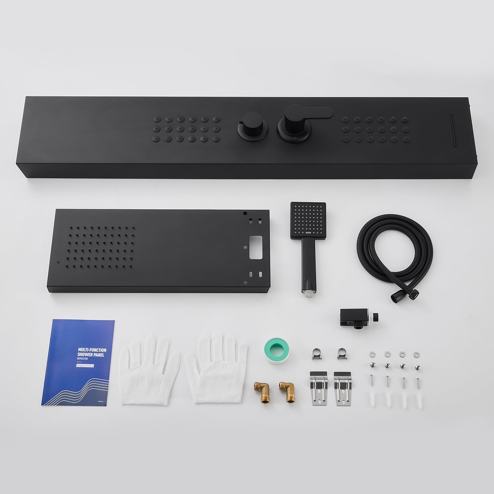 ROVATE Shower Panel: 4-in-1 Rainfall & Jets -8
