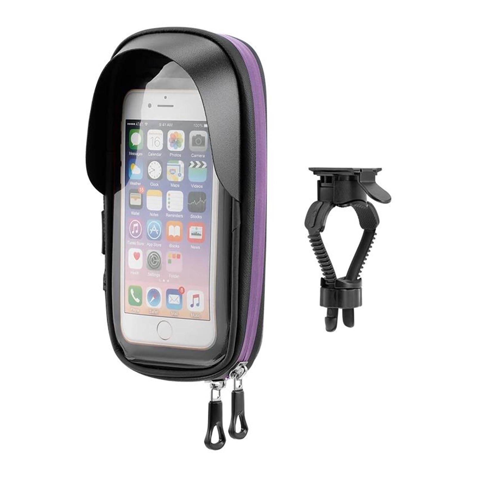 Support Téléphone Vélo Étanche Étui Sac Guidon Universel Réglable Moto Scooter Housse Protection