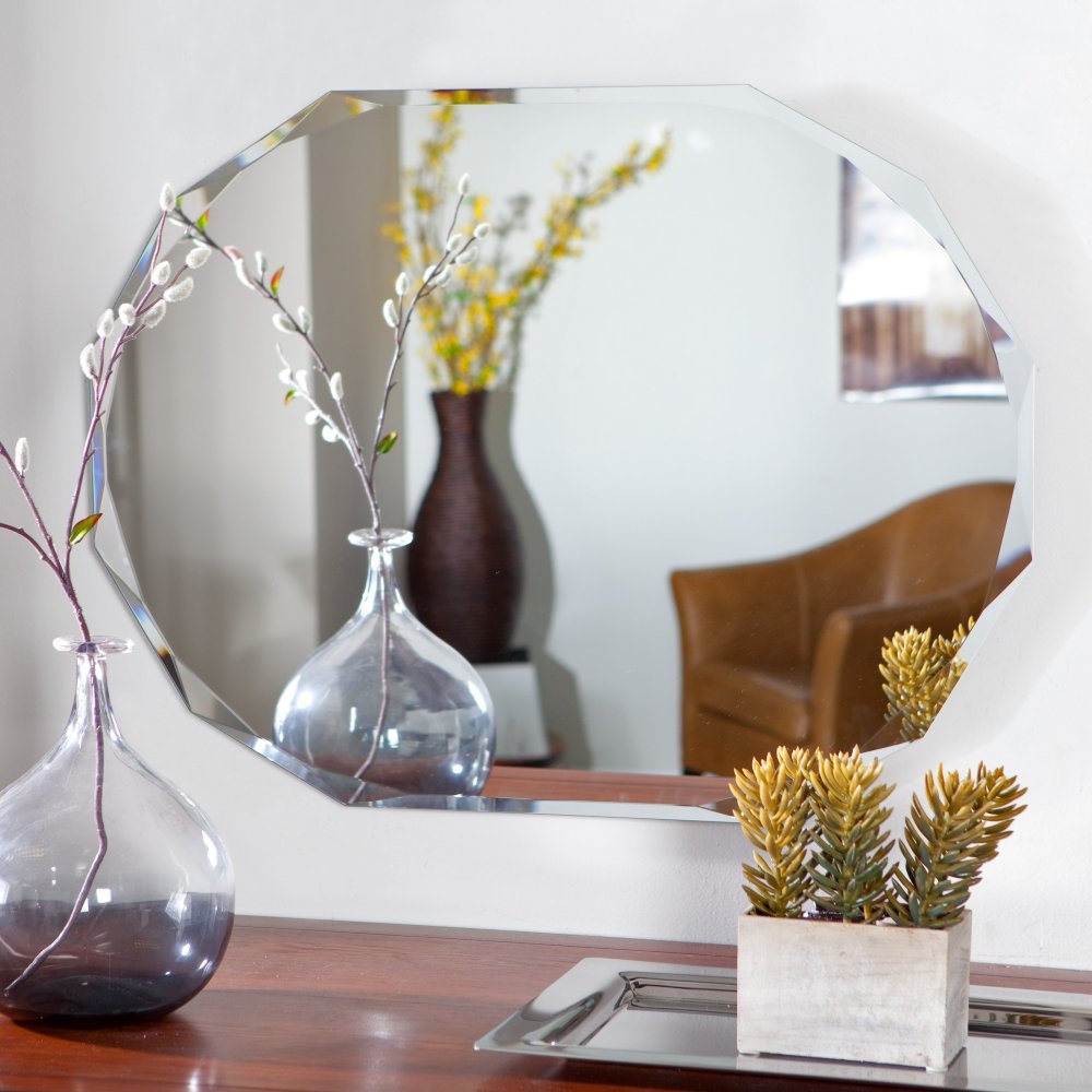 Ascher Cut Frameless Wall Mirror