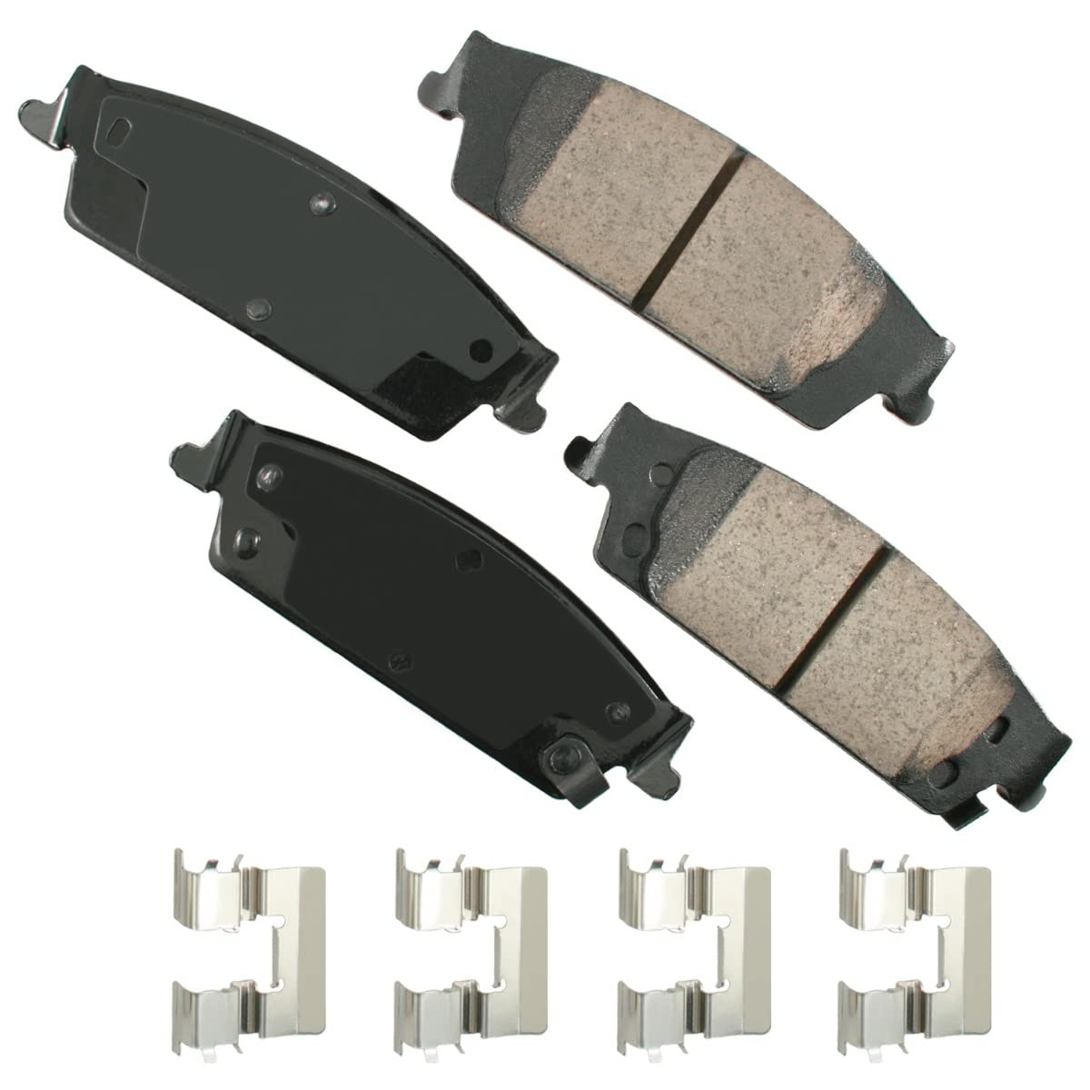 Akebono ASP1707 Ultra Premium Brake Pad Set, 1 Pack